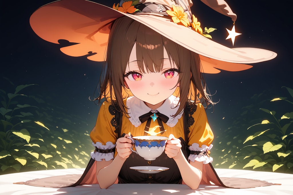 オレンジ色の魔法