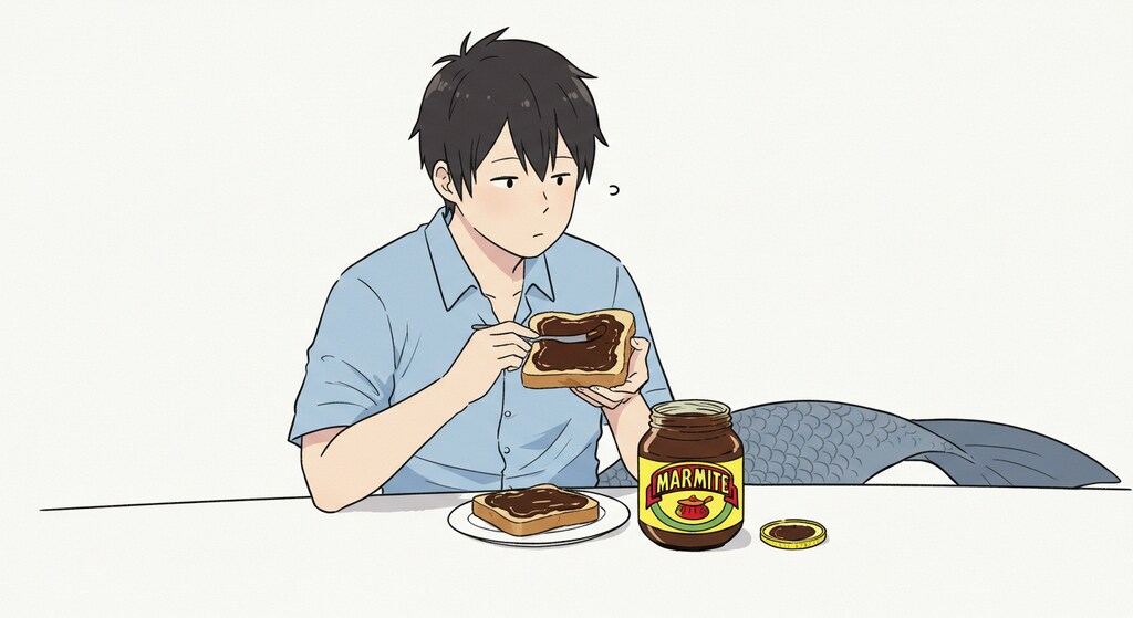 マーマイトを食べるマーマン伊藤（23歳）