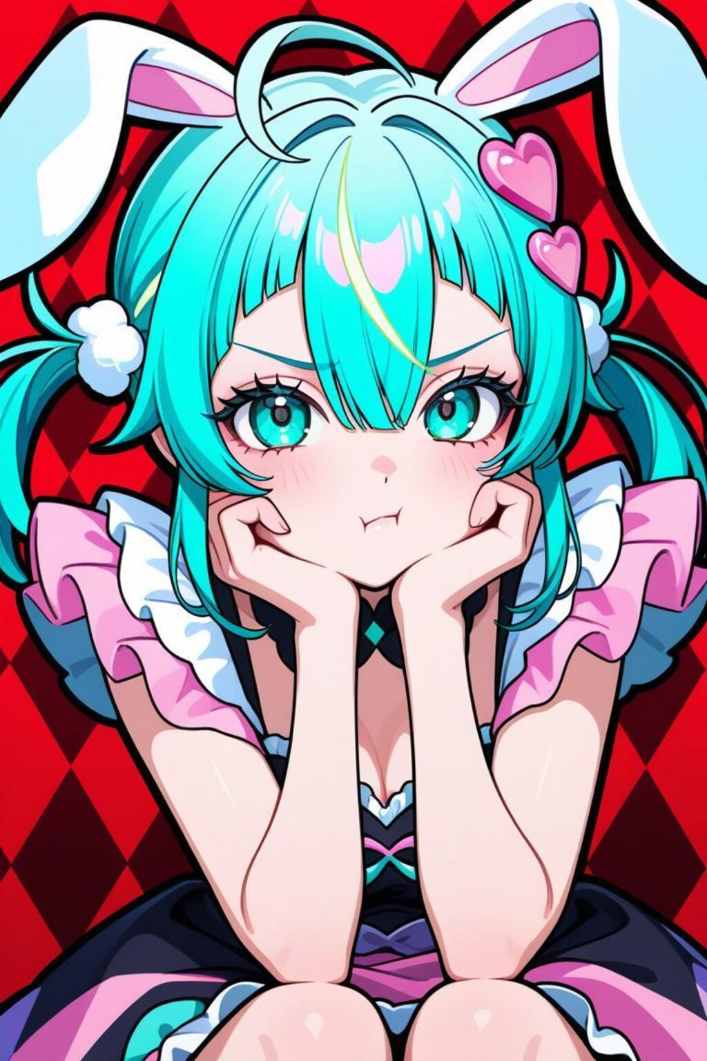 うさ耳のお嬢さんは今日もご機嫌ななめのようです。