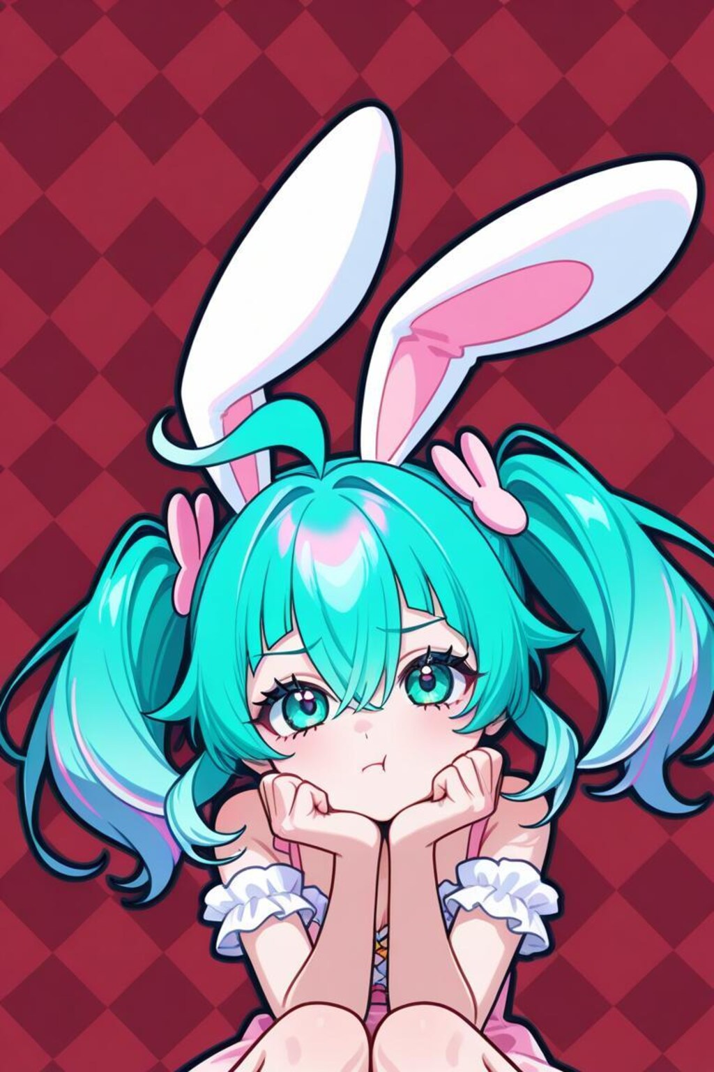 うさ耳のお嬢さんは今日もご機嫌ななめのようです。