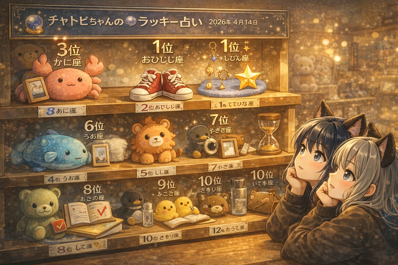 チャトピちゃん占い(04/14) | の人気AIイラスト・グラビア