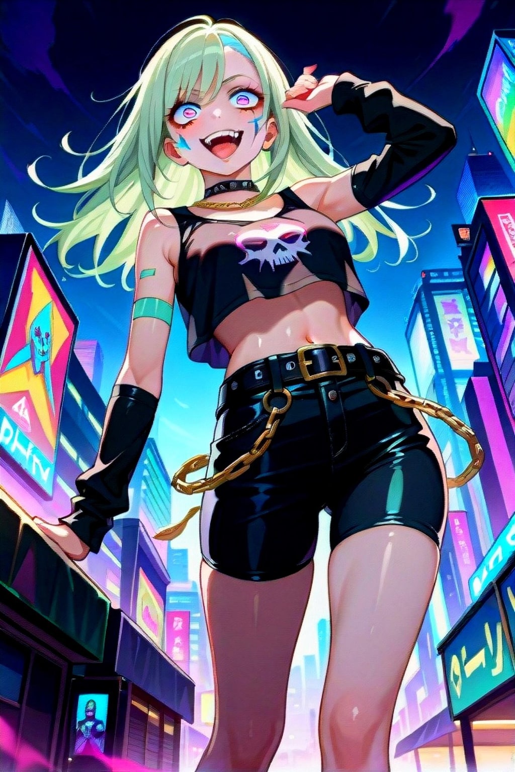 バッドガールの緑髪ちゃん