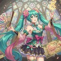 初音ミクとタロットカード 3枚目