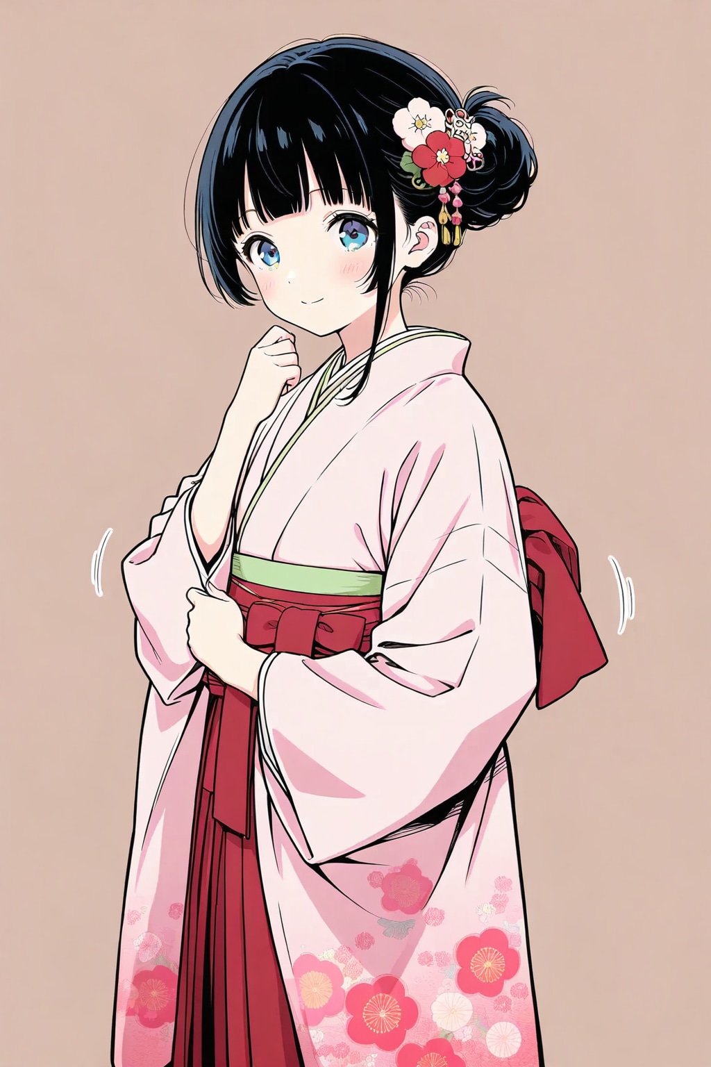 卒業袴の試着なおだんごちゃん🍡✨