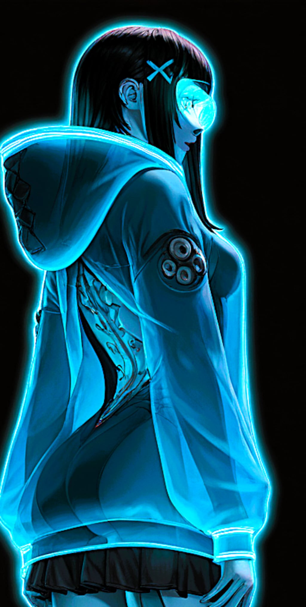 エメラルドグリーンに揮発光２