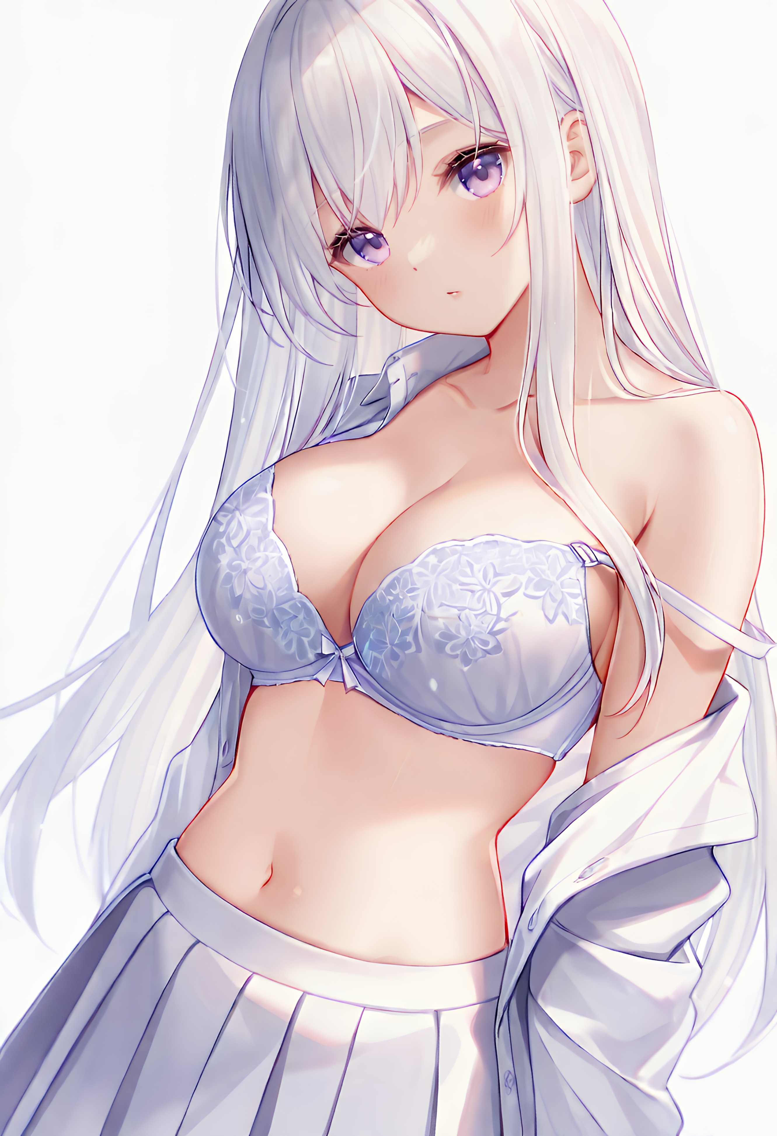白の中の肌色