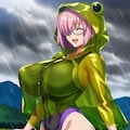 競泳水着カエルレインコートコスプレ梅雨人妻達 5枚目