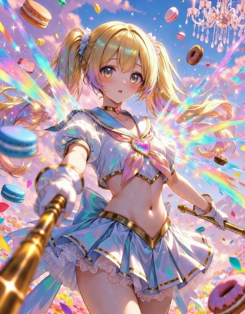 魔法少女　キャラシート付き