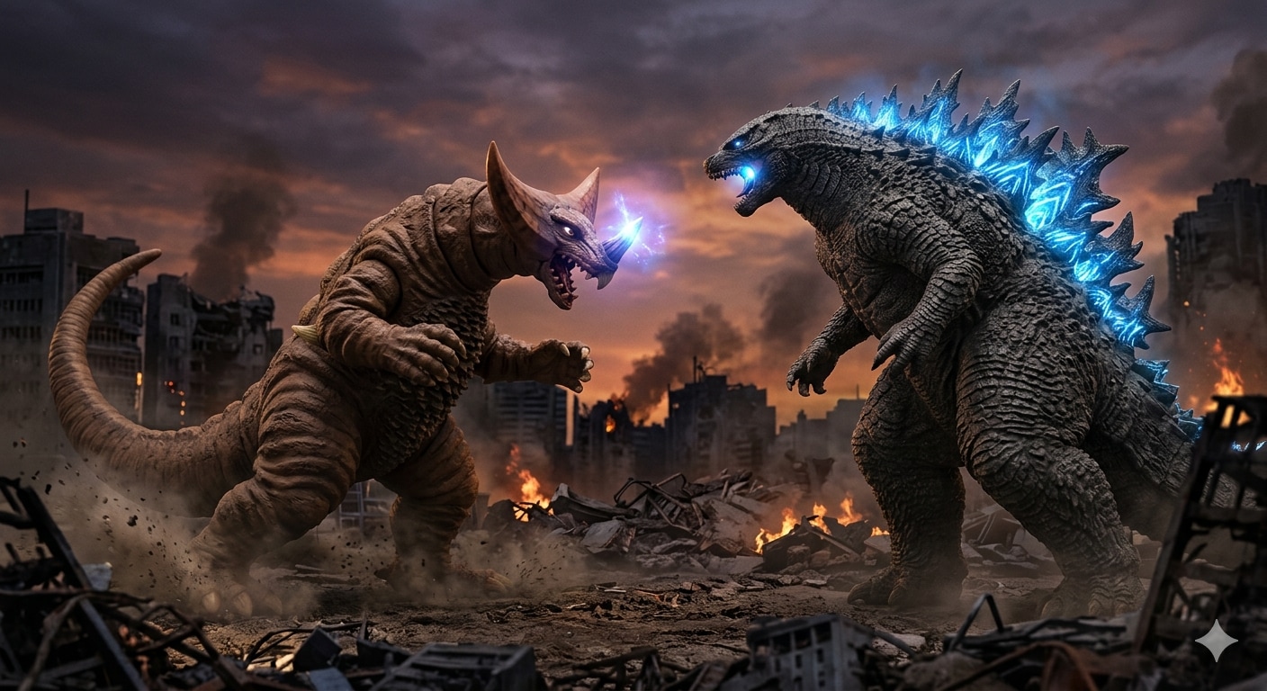 ゴモラ VS GODZILLA | の人気AIイラスト・グラビア