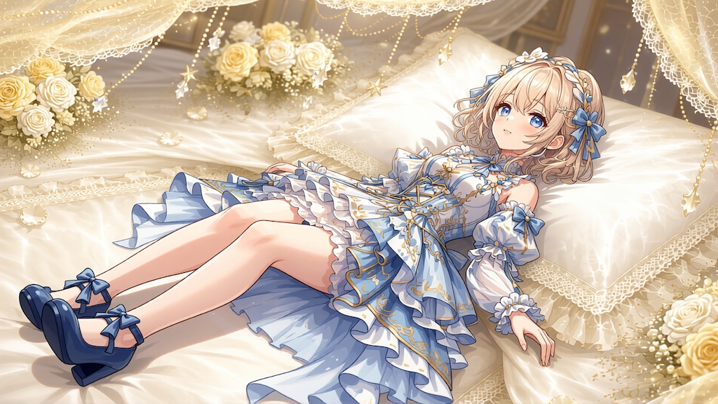 金髪少女とドレス　その12-3