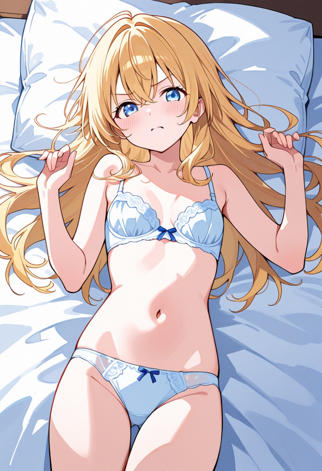 ベッドに押し倒し！？