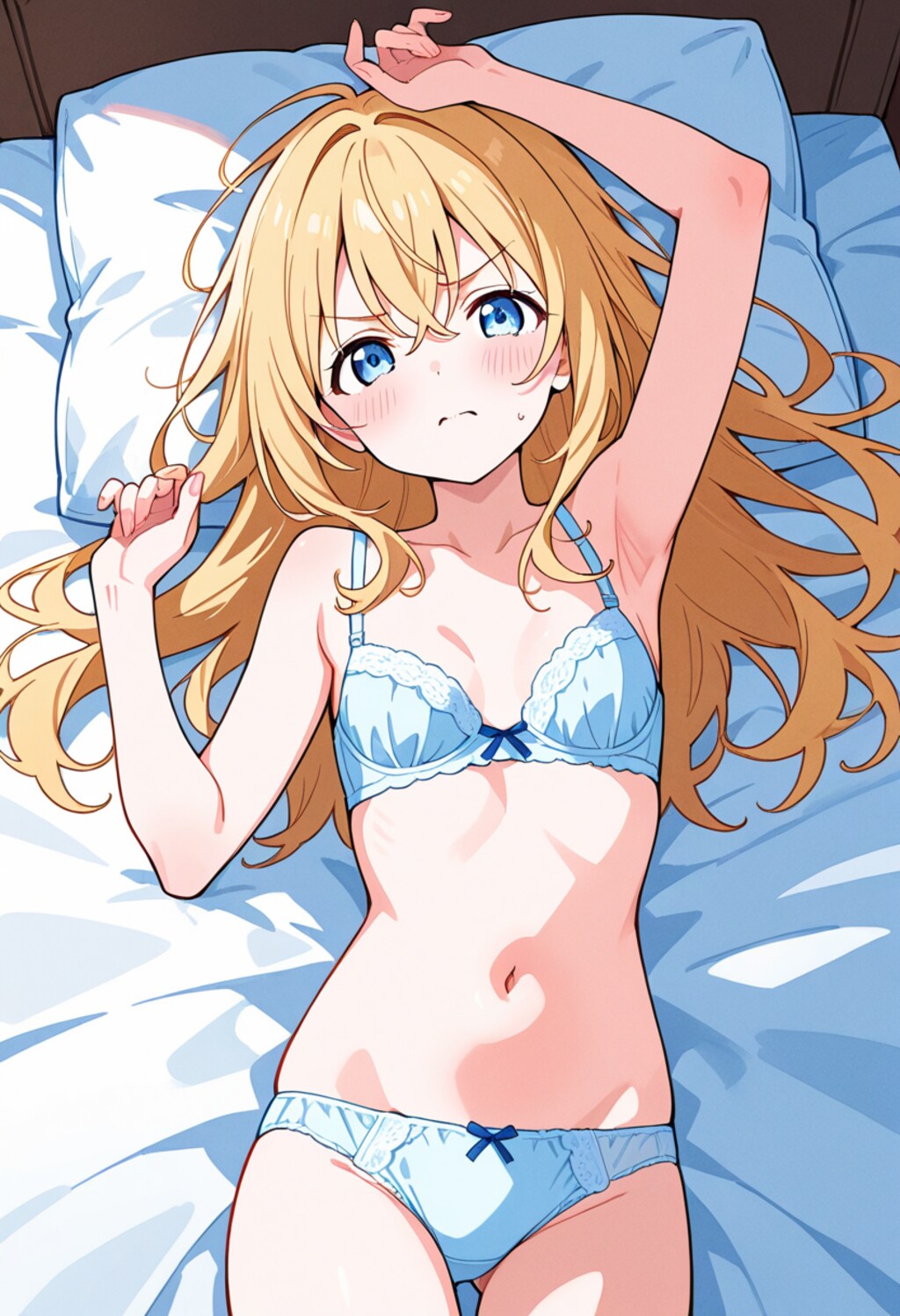 ベッドに押し倒し！？