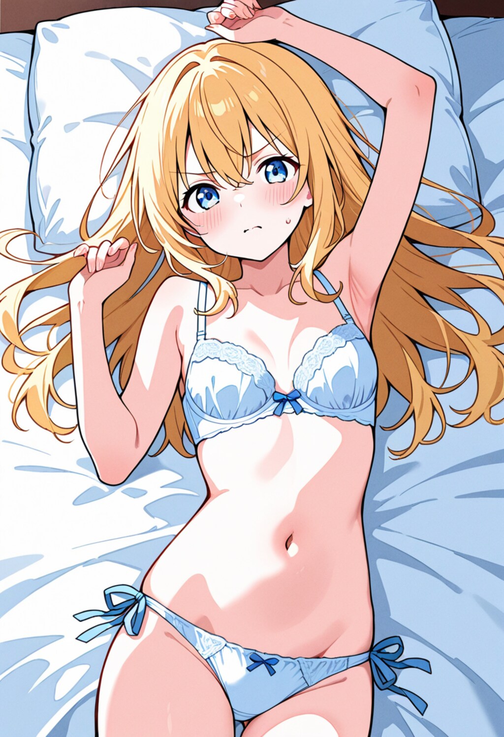 ベッドに押し倒し！？