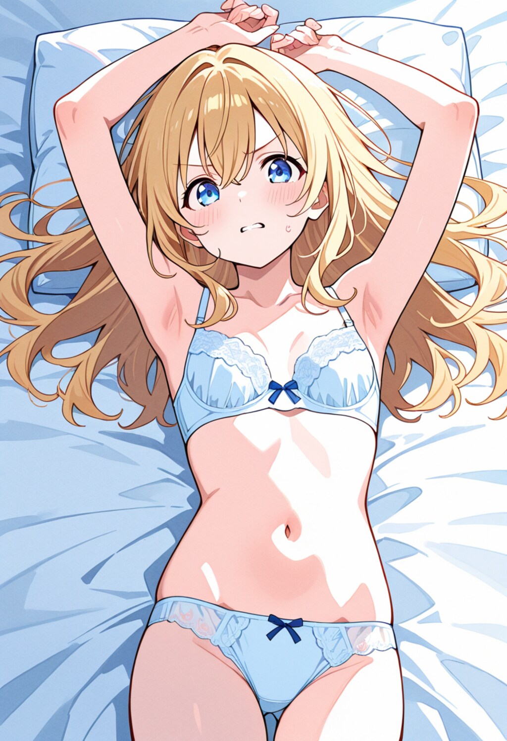 ベッドに押し倒し！？