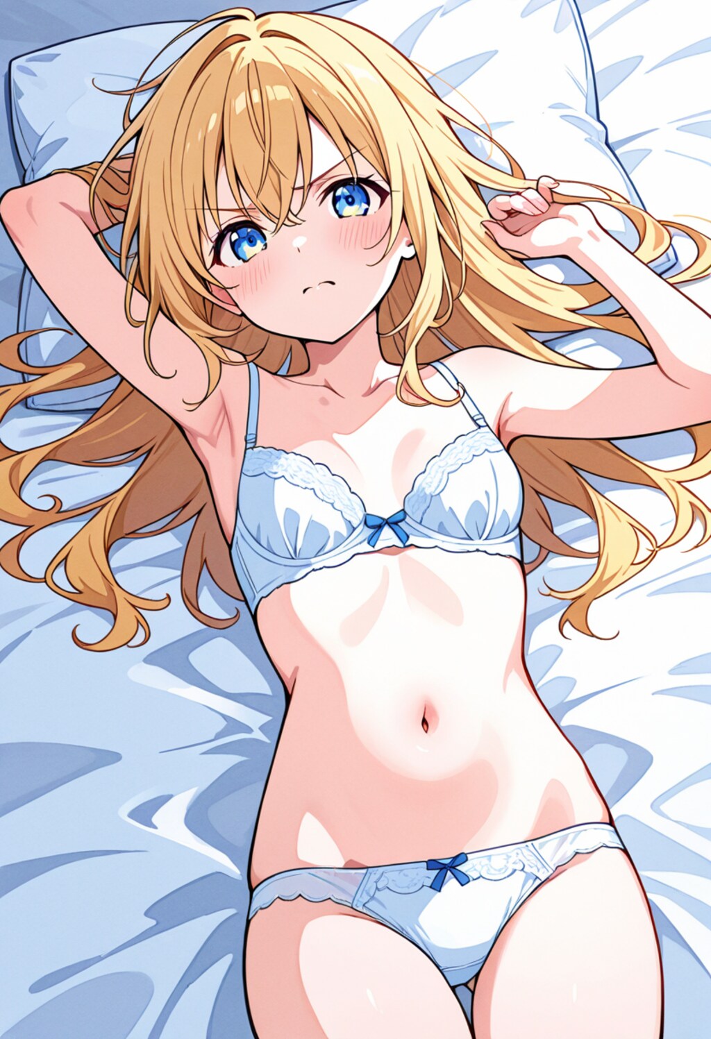 ベッドに押し倒し！？