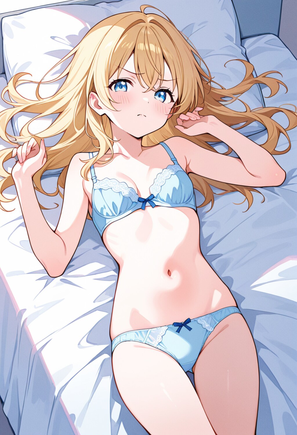 ベッドに押し倒し！？