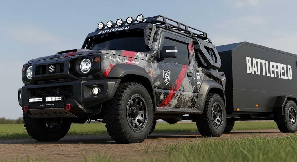 ジムニーバトルフィールド軍用車