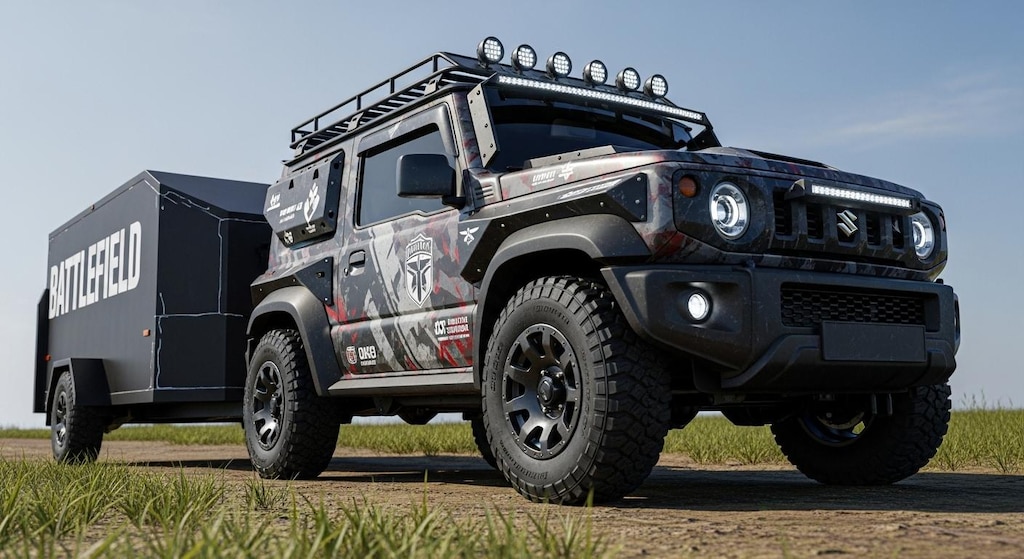 ジムニーバトルフィールド軍用車