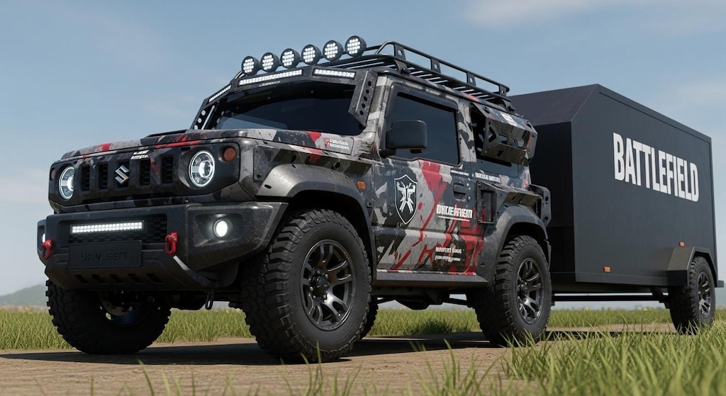 ジムニーバトルフィールド軍用車