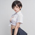 短すぎるスカートの女子高生 4枚目