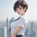 短すぎるスカートの女子高生 3枚目