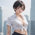 短すぎるスカートの女子高生 5枚目