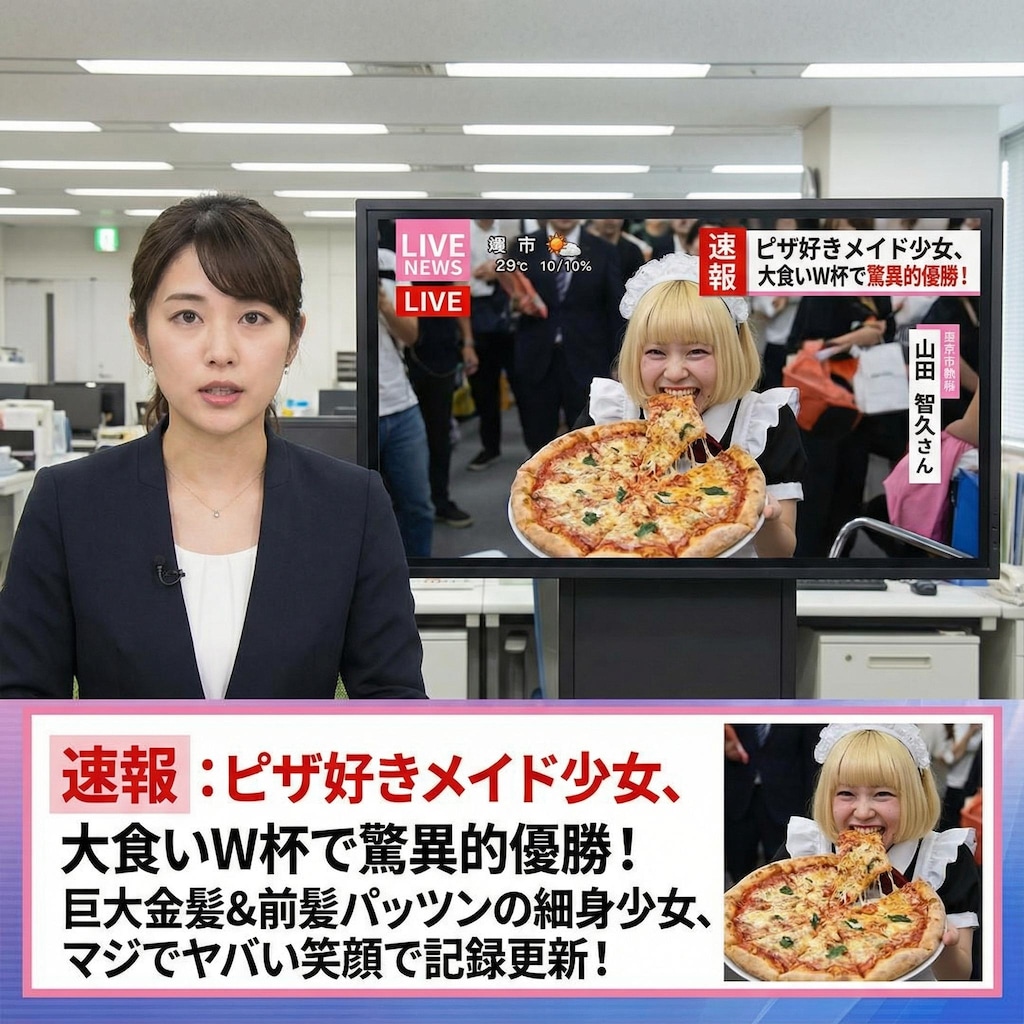( ;>ω<)コレが別次元のワイなんか…🍕