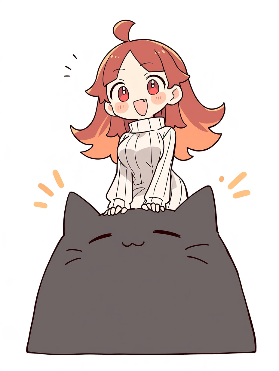 猫と少女。 | の人気AIイラスト・グラビア