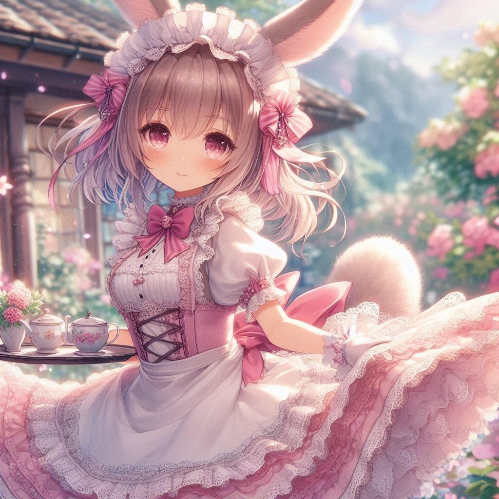 フリフリメイドバニーさん