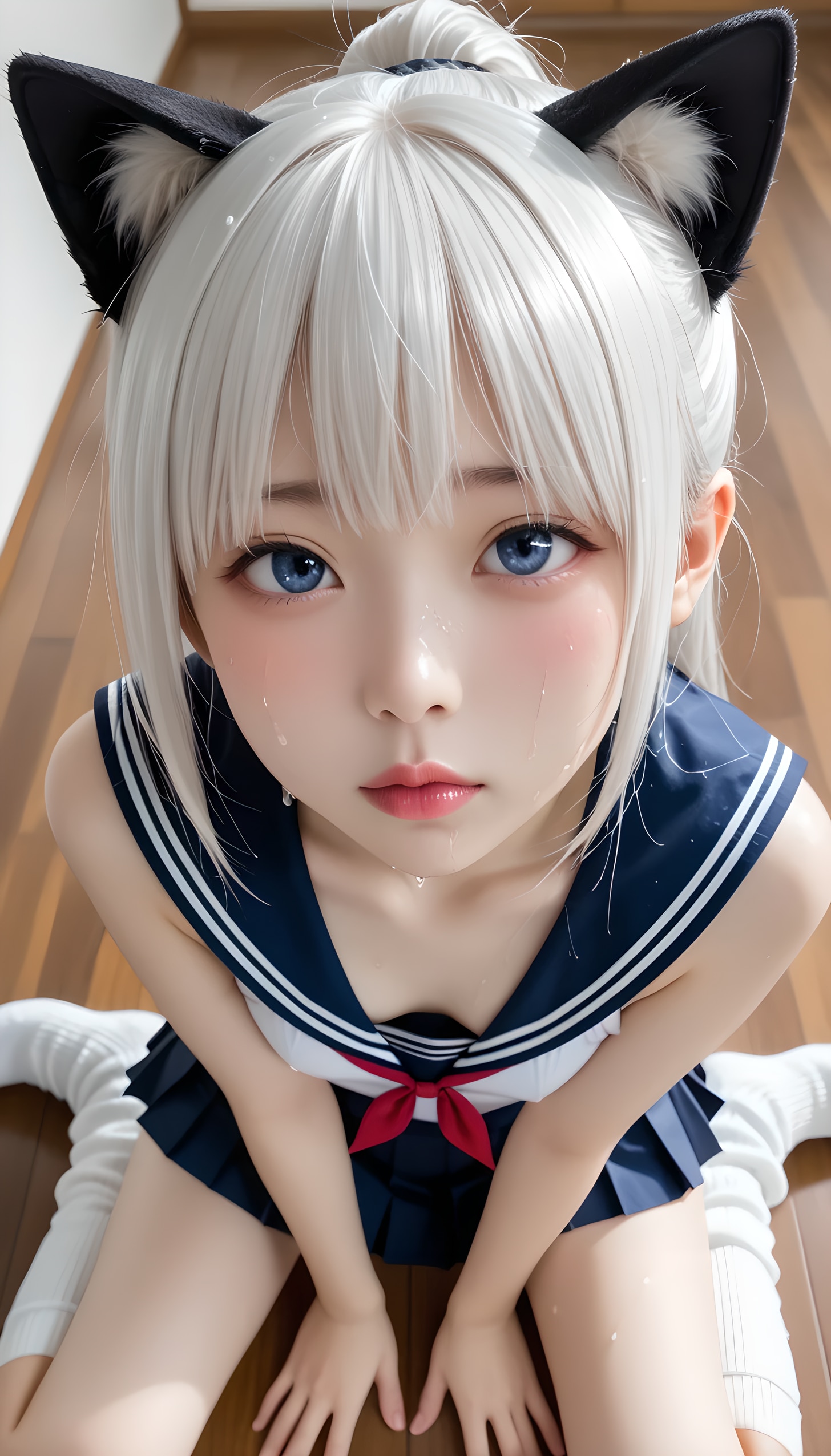 『もう、帰っちゃうの…？』美の暴力がすぎる涙のワケは…？寂しがりやな猫耳セーラーコスちゃん
