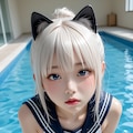 『もう、帰っちゃうの…？』美の暴力がすぎる涙のワケは…？寂しがりやな猫耳セーラーコスちゃん 2枚目