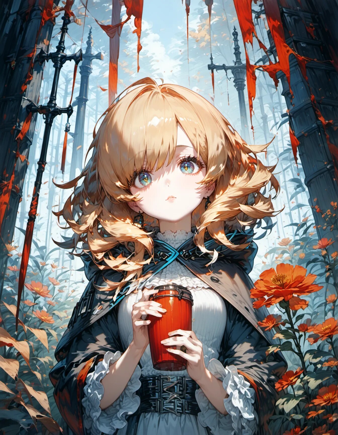 Guardian of the Crimson Blooms | の人気AIイラスト・グラビア