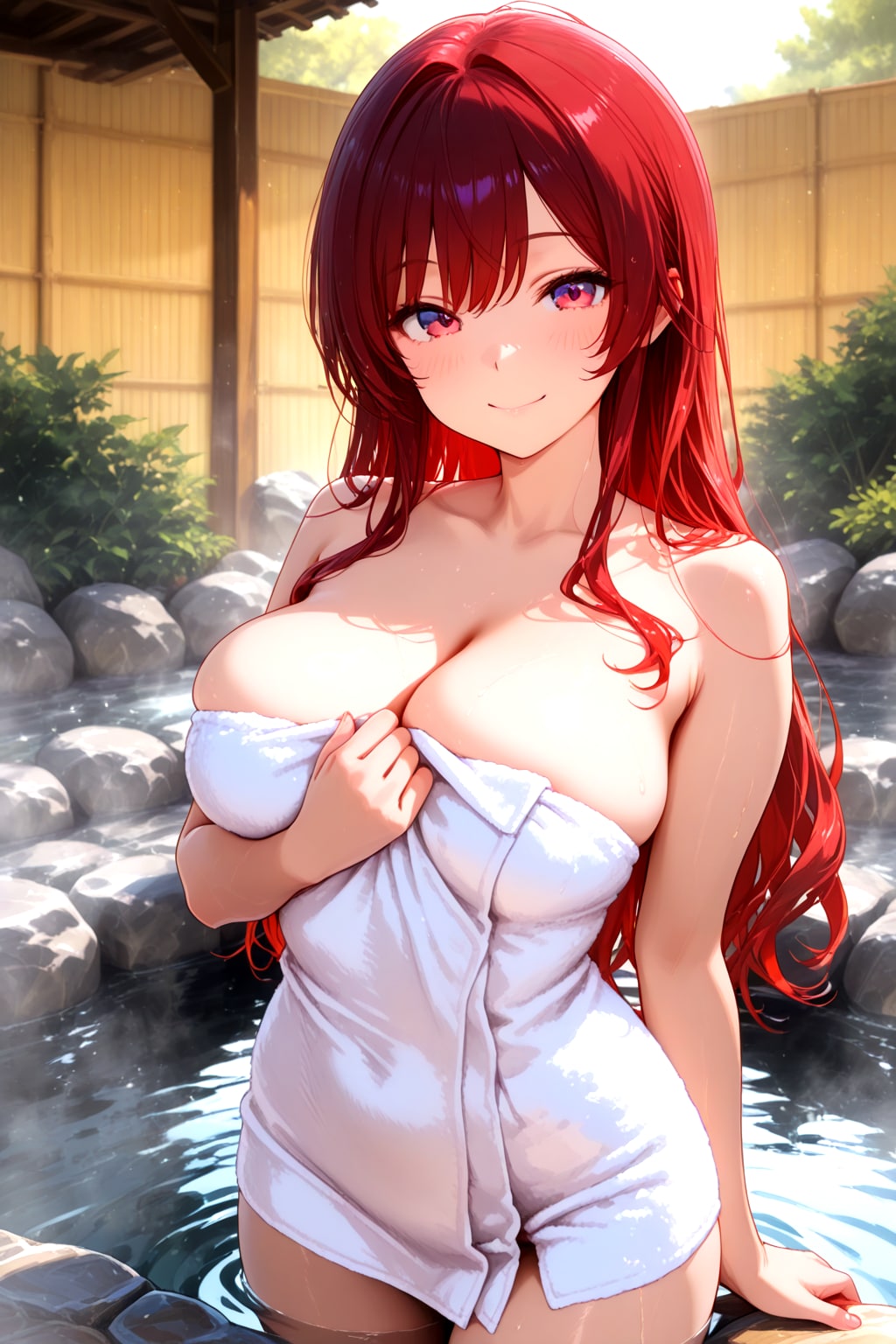 116（撮影のためにタオルを着用しています）