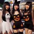 黒髪ハロウィンで比較 3枚目