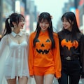 黒髪ハロウィンで比較 6枚目