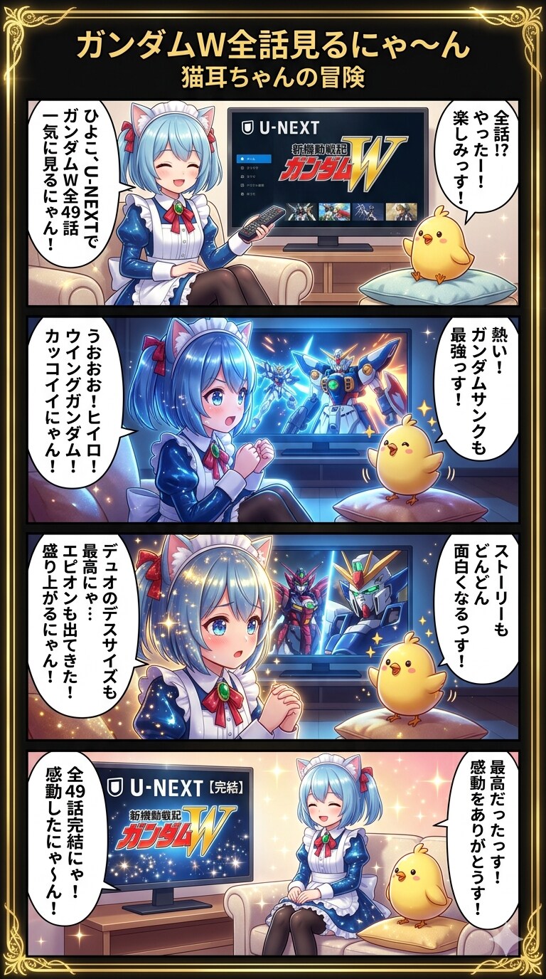 ガンダムW全話見るにゃ〜ん | の人気AIイラスト・グラビア