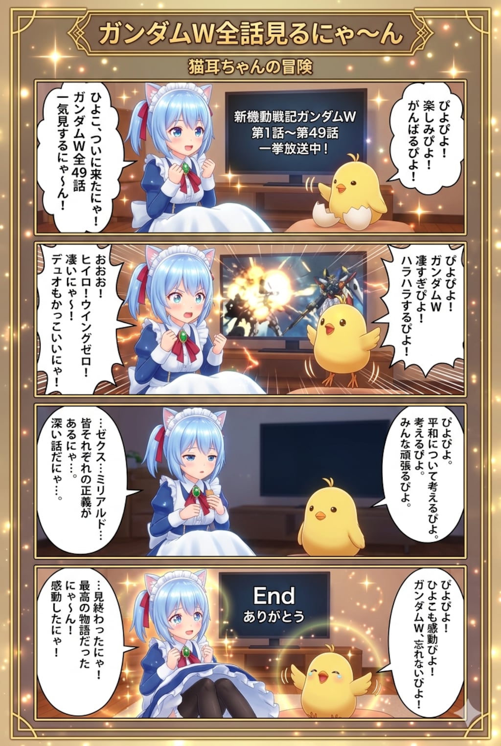 ガンダムW全話見るにゃ〜ん