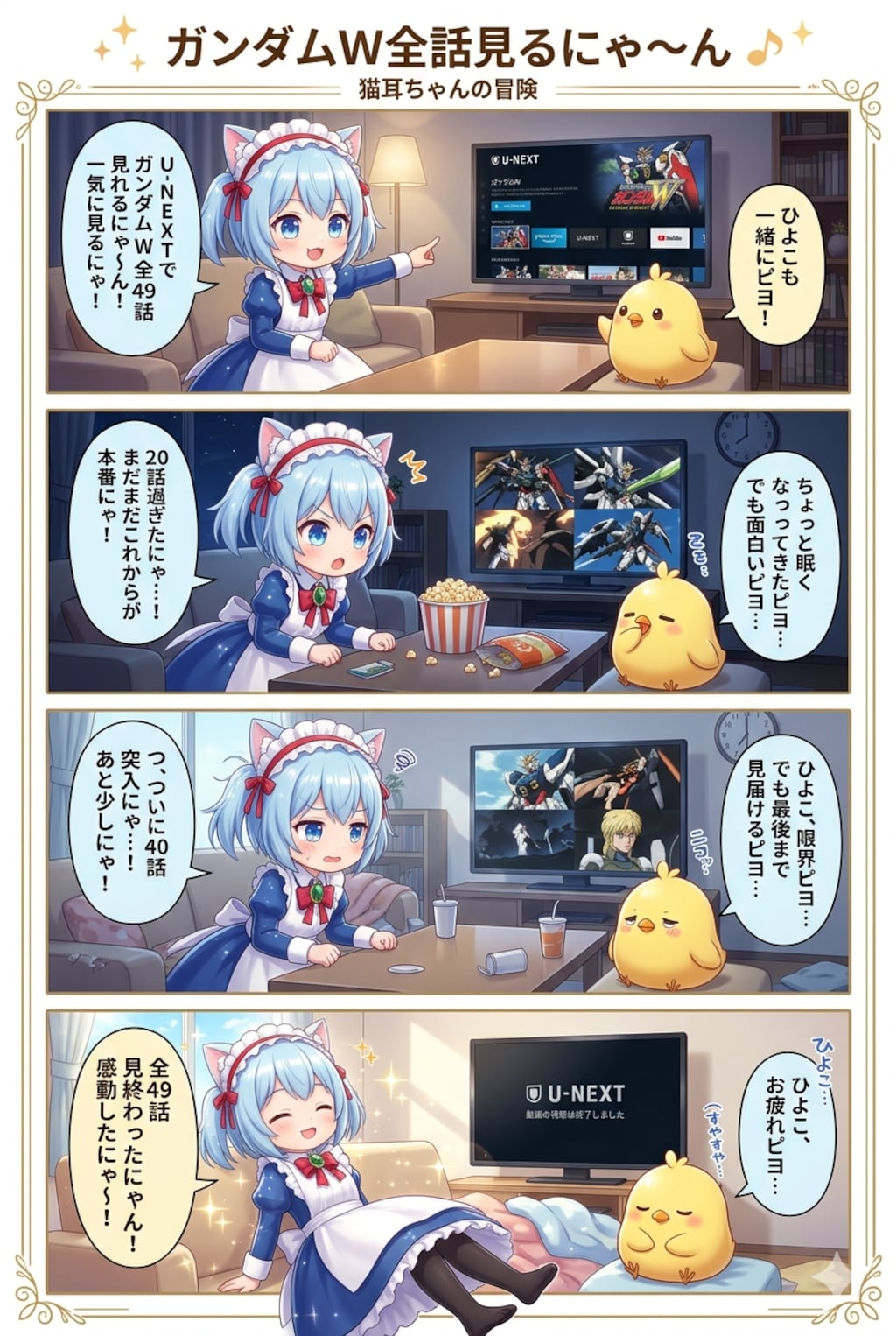 ガンダムW全話見るにゃ〜ん