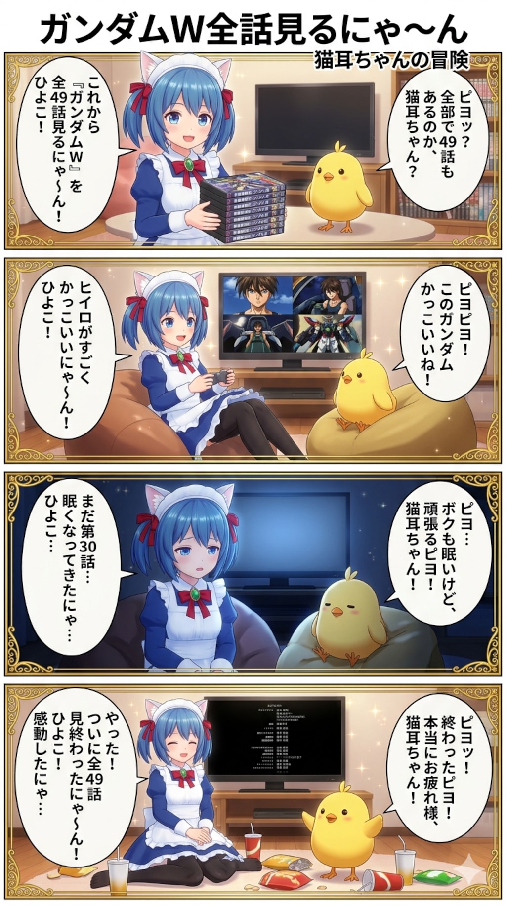 ガンダムW全話見るにゃ〜ん