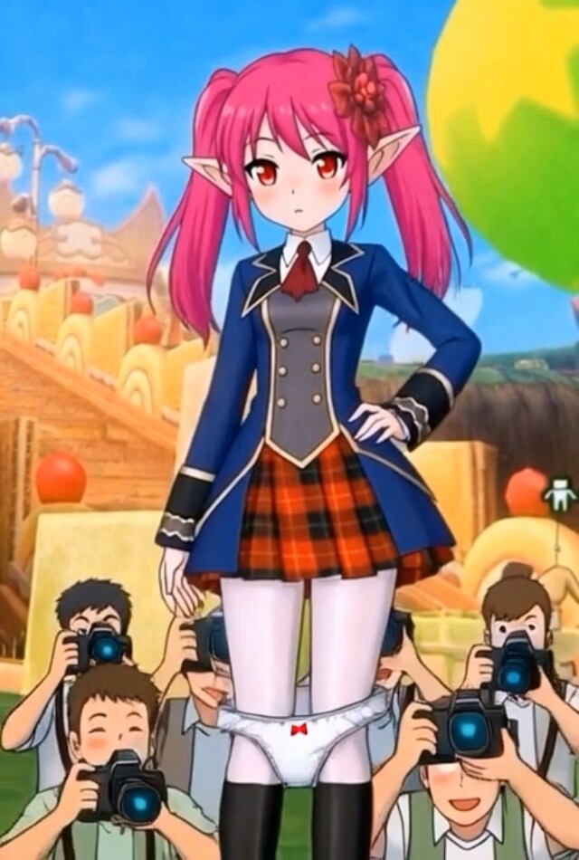 ノーパン状態でドスケベ男を踏む