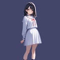 立ち絵（セーラー服） 3枚目