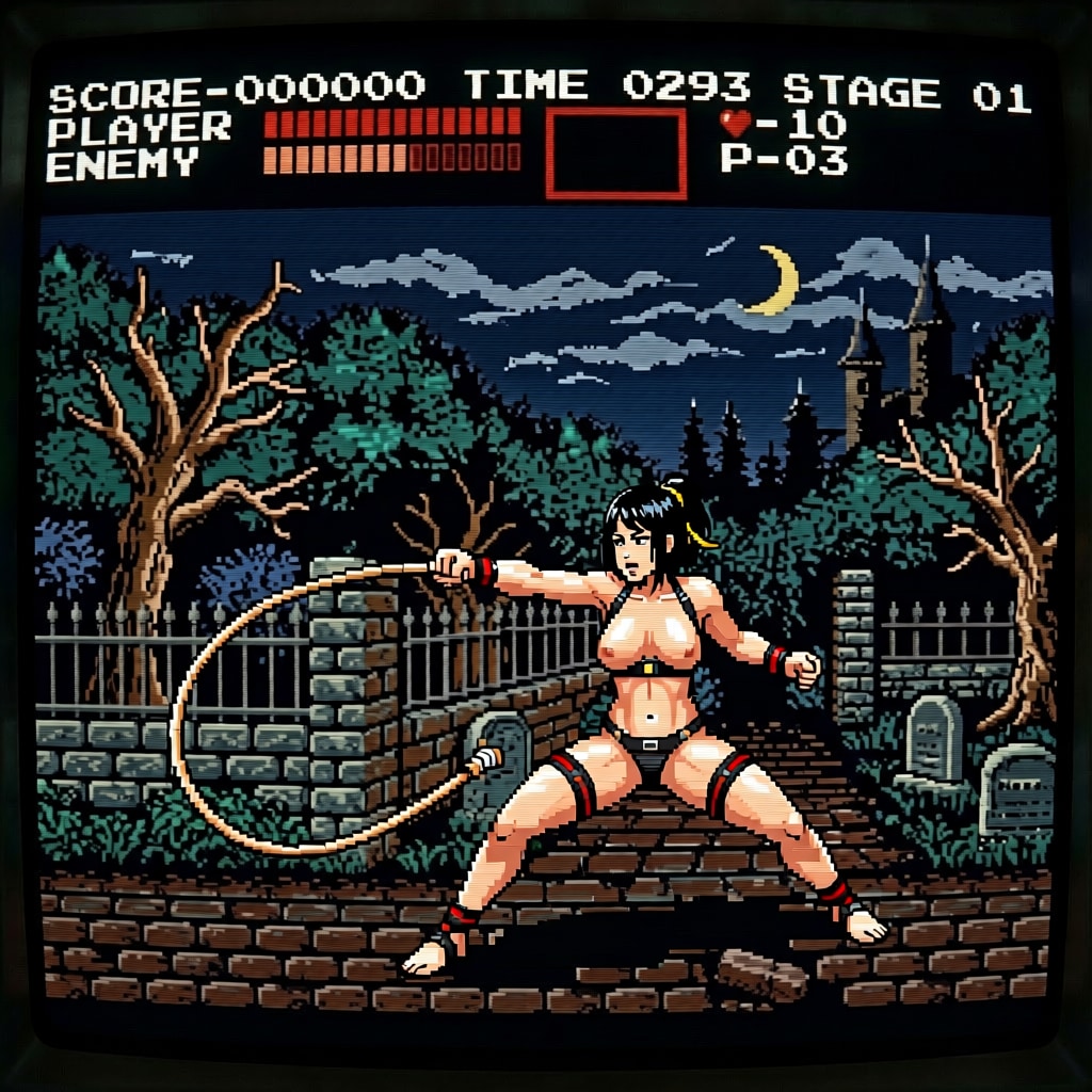 鞭の女王 悪魔城に挑む