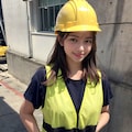 工事現場のお姉さん 10枚目
