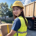 工事現場のお姉さん 6枚目