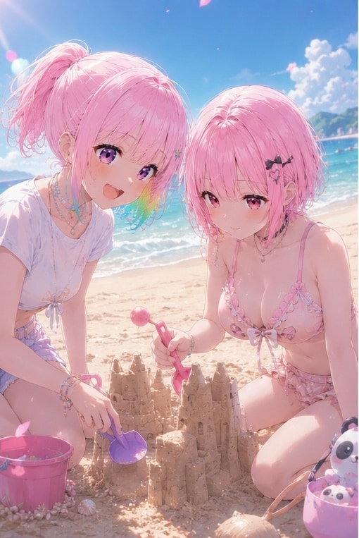波がさらうには眩しすぎた。🌊☀️