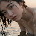 髪を洗う女性 3枚目