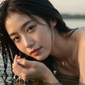 髪を洗う女性 4枚目