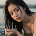 髪を洗う女性 5枚目