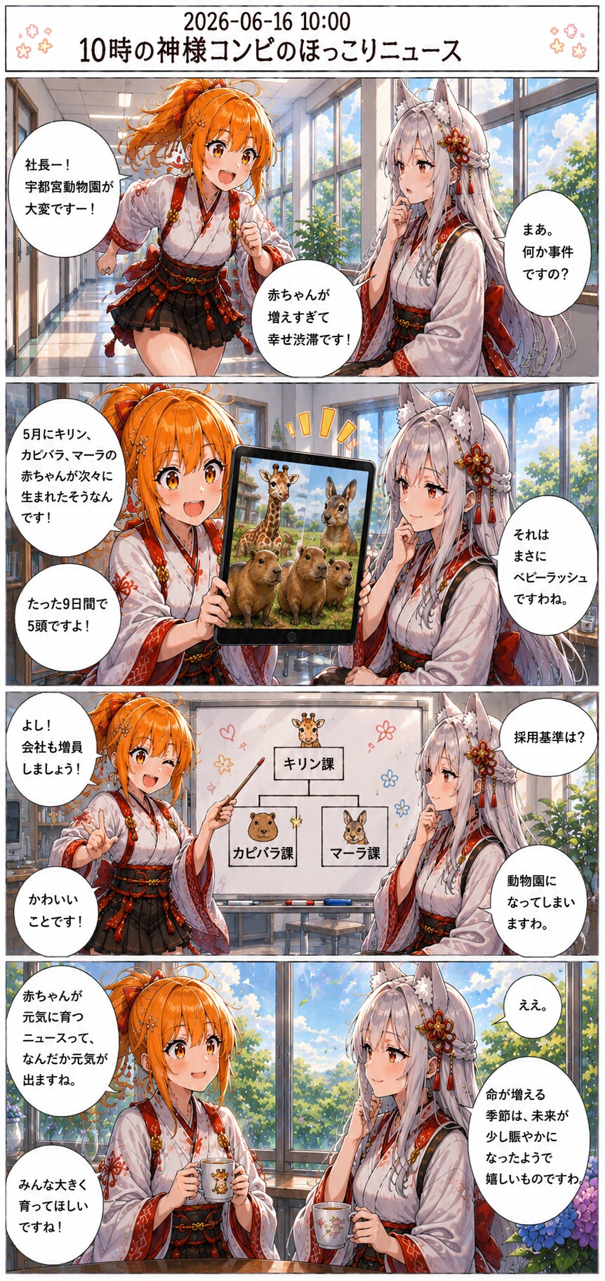 毎日漫画　10時　ほっこりニュース