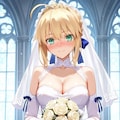 Fateキャラクターのウェディングドレス姿 2枚目